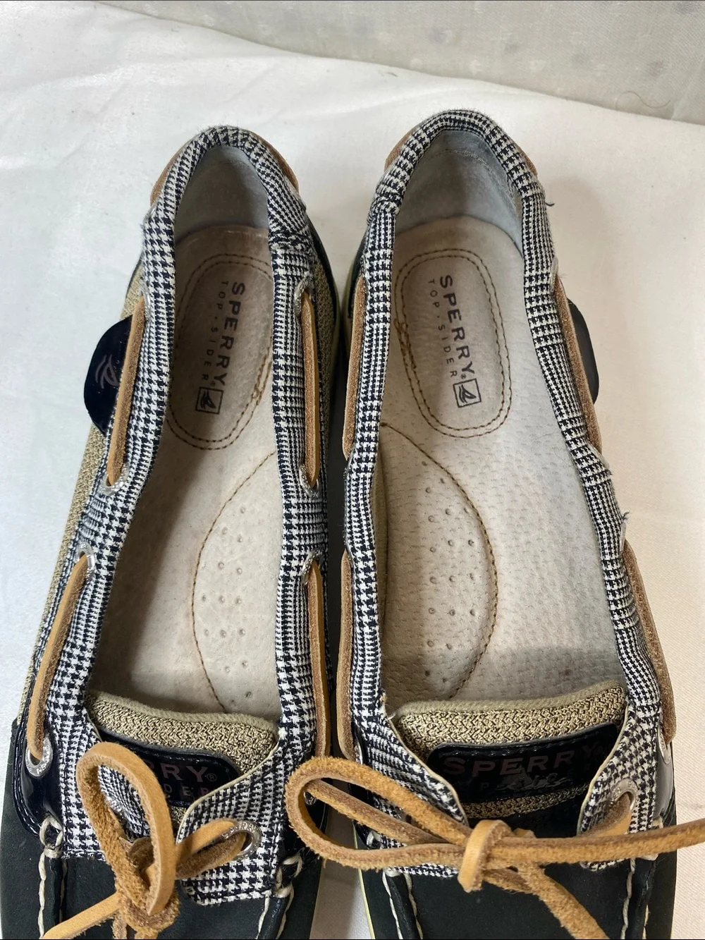 Sperry Top-Sider - Angelfish Black Prince of Wales Size 6M